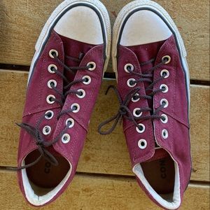 Rare Maroon Converse All Stars